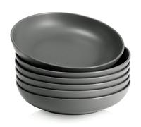 Y YHY 887 ml Ensemble de 6 bols à pâtes, gris mat