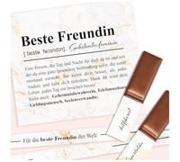 Y062 Lot de 3 feuilles d'autocollants au format A4 pour boîte de 250 g Sans barre chocolatée pour dire merci Y062