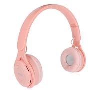 Y08 - écouteurs pour Enfants, Design Macaron élégant, Son Stéréo, Confortable, Pliable, sur L'oreille, 1 Pièce (Pink)