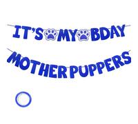 Y11GMMSRHF Décorations d'anniversaire pour chien Inscription It's My Bday Mother Puppers