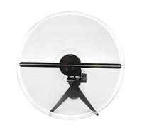 Y27 Ventilateur Hologramme 3D 10,6 Pouces 1600 X 224 Ventilateur Hologramme 3D avec 224 Perles de Lampe LED pour Magasins, Télécommande avec Application, pour Magasins de Détail