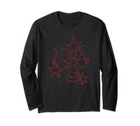 Y2K 90s Cute Rats Dancing Around Under The Stars Manche Longue