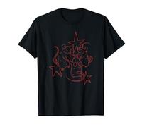 Y2K 90s Cute Rats Dancing Around Under The Stars T-Shirt