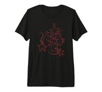 Y2K 90s Cute Rats Dancing Around Under The Stars T-Shirt Haut de Gamme