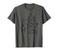 Y2K 90s Cute Rats Dancing in a Circle Under The Stars T-Shirt