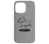 Y2K 90s Happy Cute Wiener Dog Teckel Coque pour iPhone 14 Pro Max