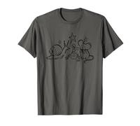 Y2K 90s Snail Mouse and Worm Tea Time Under The Stars T-Shirt