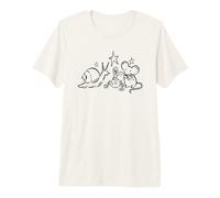 Y2K 90s Snail Mouse and Worm Tea Time Under The Stars T-Shirt Haut de Gamme