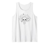 Y2K Accessoires Kawaii Baby Skeleton Face for Gothic Girls Débardeur