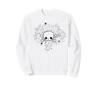Y2K Accessoires Kawaii Baby Skeleton Face for Gothic Girls Sweatshirt