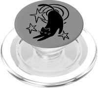 Y2K Chat endormi des années 90 s'étirant sous la Queue étoilée PopSockets PopGrip pour MagSafe