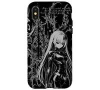 Y2K Grunge Anime Goth Alt Sigilism Japanese Ninja Graphic Coque pour iPhone X/XS