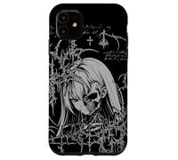 Y2K Grunge Anime Goth Alt Sigilism Japanese Zombie Graphic Coque pour iPhone 11