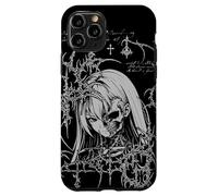 Y2K Grunge Anime Goth Alt Sigilism Japanese Zombie Graphic Coque pour iPhone 11 Pro