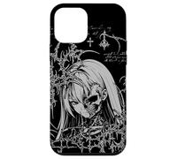 Y2K Grunge Anime Goth Alt Sigilism Japanese Zombie Graphic Coque pour iPhone 12 Mini