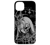 Y2K Grunge Anime Goth Alt Sigilism Japanese Zombie Graphic Coque pour iPhone 14 Plus