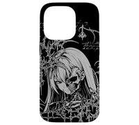 Y2K Grunge Anime Goth Alt Sigilism Japanese Zombie Graphic Coque pour iPhone 14 Pro