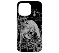 Y2K Grunge Anime Goth Alt Sigilism Japanese Zombie Graphic Coque pour iPhone 14 Pro Max