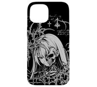Y2K Grunge Anime Goth Alt Sigilism Japanese Zombie Graphic Coque pour iPhone 15