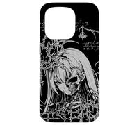 Y2K Grunge Anime Goth Alt Sigilism Japanese Zombie Graphic Coque pour iPhone 15 Pro