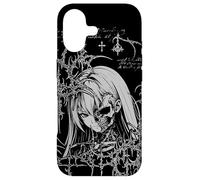 Y2K Grunge Anime Goth Alt Sigilism Japanese Zombie Graphic Coque pour iPhone 17