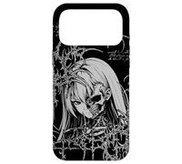 Y2K Grunge Anime Goth Alt Sigilism Japanese Zombie Graphic Coque pour iPhone 17 Pro Max