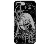 Y2K Grunge Anime Goth Alt Sigilism Japanese Zombie Graphic Coque pour iPhone 7 Plus/8 Plus