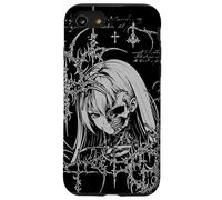 Y2K Grunge Anime Goth Alt Sigilism Japanese Zombie Graphic Coque pour iPhone SE (2020) / 7/8