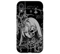 Y2K Grunge Anime Goth Alt Sigilism Japanese Zombie Graphic Coque pour iPhone XR