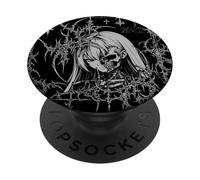 Y2K Grunge Anime Goth Alt Sigilism Japanese Zombie Graphic PopSockets PopGrip Adhésif