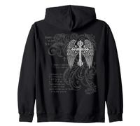 Y2k Grunge Cross Wings 2000s Vintage Goth Emo Harajuku Sweat à Capuche