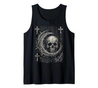 Y2K Grunge Goth Skull Sigil Dark Academia Occult Graphic Débardeur