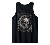 Y2K Grunge Goth Skull Sigil Dark Academia Occult Graphic Débardeur
