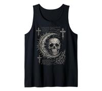 Y2K Grunge Goth Skull Sigil Dark Academia Occult Graphic Débardeur