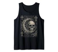 Y2K Grunge Goth Skull Sigil Dark Academia Occult Graphic Débardeur