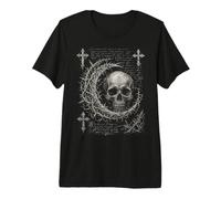 Y2K Grunge Goth Skull Sigil Dark Academia Occult Graphic T-Shirt Haut de Gamme