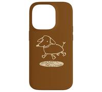 Y2K Happy Cute Teckel Wiener Dog Années 90 Coque pour iPhone 14 Pro