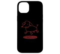 Y2K Happy Cute Wiener Dog Teckel Années 90 Coque pour iPhone 14 Plus