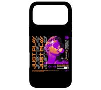Y2K Just Play - Graffiti Urbain Audacieux Coque pour iPhone 17 Pro Max