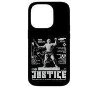 Y2K Justice - Graffiti Urbain Audacieux Coque pour iPhone 14 Pro