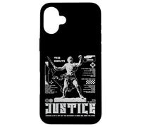 Y2K Justice - Graffiti Urbain Audacieux Coque pour iPhone 16 Plus