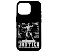 Y2K Justice - Graffiti Urbain Audacieux Coque pour iPhone 16 Pro