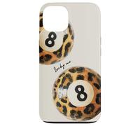 Y2K Léopard Lucky 8 Ballons Esthétique Wild Trendy Coque pour iPhone 13