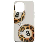 Y2K Léopard Lucky 8 Ballons Esthétique Wild Trendy Coque pour iPhone 13 Pro Max