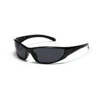 Y2k-Lunettes De Soleil Vintage Pour Hommes Et Femmes,Lunettes Punk,Lunettes De Soleil De Sport,Nuances Interdites,Mode,Extérieur,Moto,Vélo,Cyclisme,Uv400 - Type Bright Black