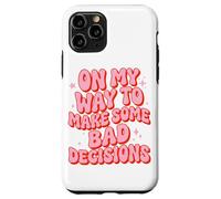 Y2K Rose Rétro Funny on My Way to Make Bad Decisions Party Coque pour iPhone 11 Pro