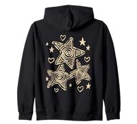 Y2K Star Trio des années 90 Starry Sky Sweat à Capuche