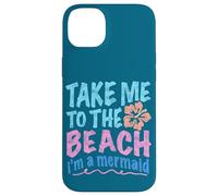 Y2K Take Me to The Beach I'm a Mermaid Retro 2000s Esthétique Coque pour iPhone 14 Plus