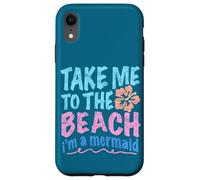 Y2K Take Me to The Beach I'm a Mermaid Retro 2000s Esthétique Coque pour iPhone XR
