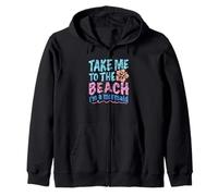 Y2K Take Me to The Beach I'm a Mermaid Retro 2000s Esthétique Sweat à Capuche
